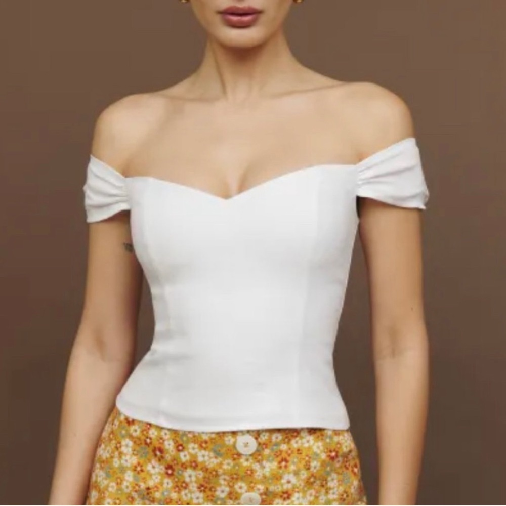 REFORMATION Eden Linen Top